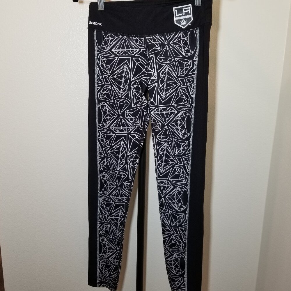 Vintage 2015 Reebok NHL LA Kings Collab Legging Womens XL Athletic Activewear